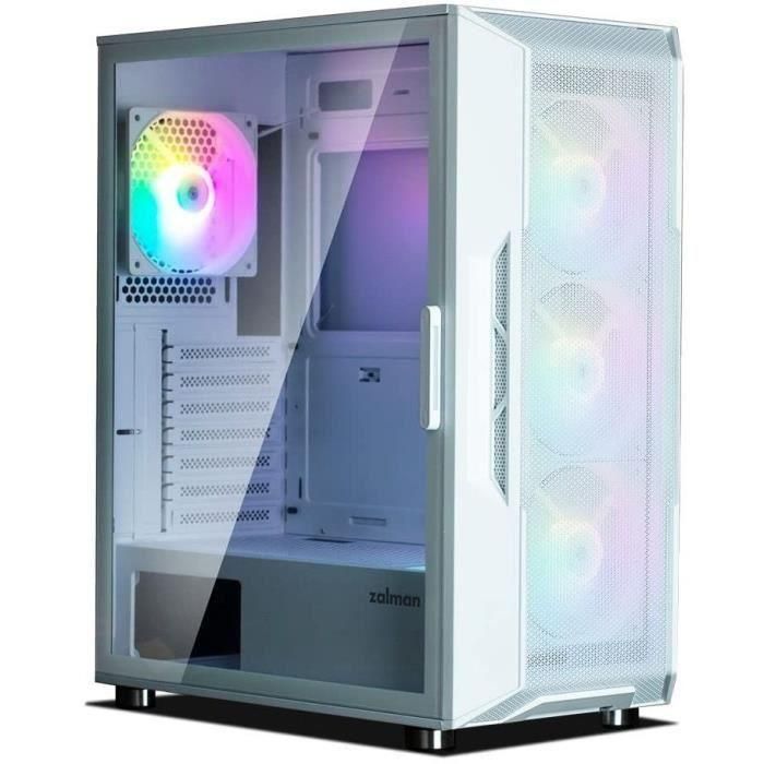Zalman I3 NEO WHITE Carcasa PC Midi Tower Blanco, ATX, mATX, Mini-ITX, Ventiladores Frontales 3x120mm, Trasero 1x120mm, USB 3.0 4