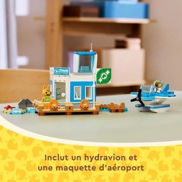 Lego Animal Crossing 77051 Viaje Aéreo con Dodo Airlines - Set de Construcción con Avión de Pasajeros para Niños 1