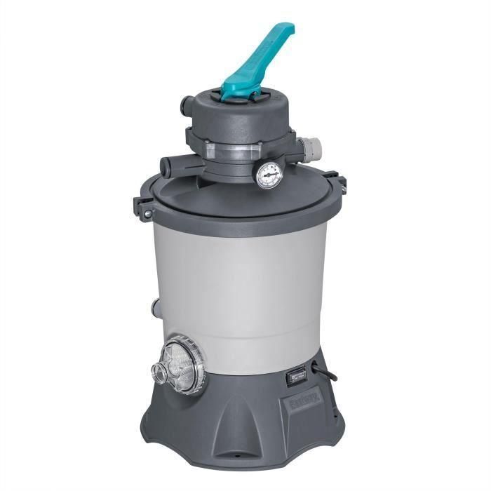 Bomba de filtración de arena para piscinas de hasta 18 m³ - Bestway - 3.596 L/h - Con prefiltro 2 Bomba de filtración de arena para piscinas de hasta 18 m³ - Bestway - 3.596 L/h - Con prefiltro 2