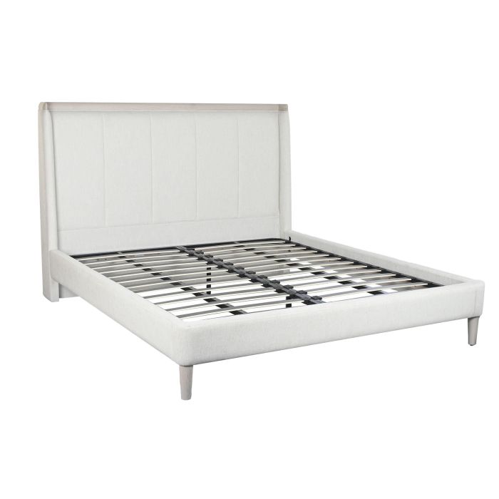 Cama Home ESPRIT Gris claro 196 x 223 x 135 cm 1 Cama Home ESPRIT Gris claro 196 x 223 x 135 cm 1