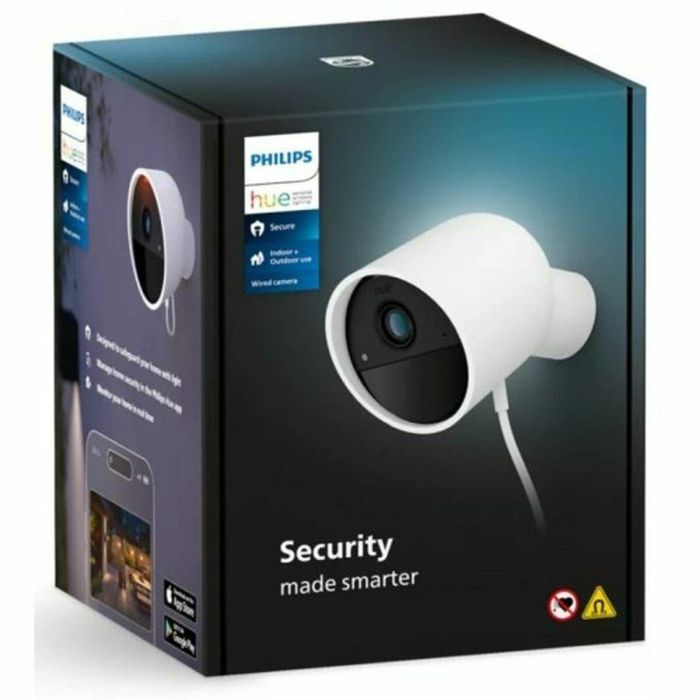 Philips Hue Cámara Secure AUC1717288367677 - HD 1080p - Interior o Exterior - Blanca 10