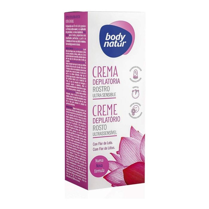 Body Natur Crema Depilatoria Rostro Flor De Loto 1