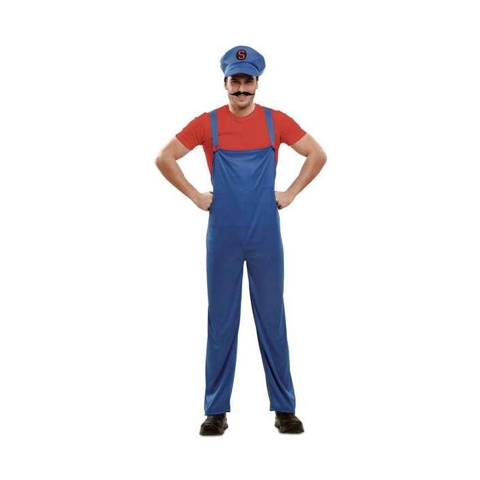 My Other Me Disfraz de Red Super Plumber para Adultos, Talla M-L, Edad Recomendada 14+ años, 100% Poliéster 0 My Other Me Disfraz de Red Super Plumber para Adultos, Talla M-L, Edad Recomendada 14+ años, 100% Poliéster 0