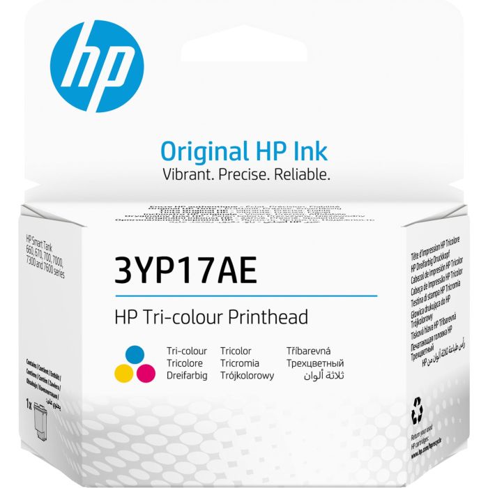 HP Cabezal Tri-Color 3YP17AE para Smart Tank 7000