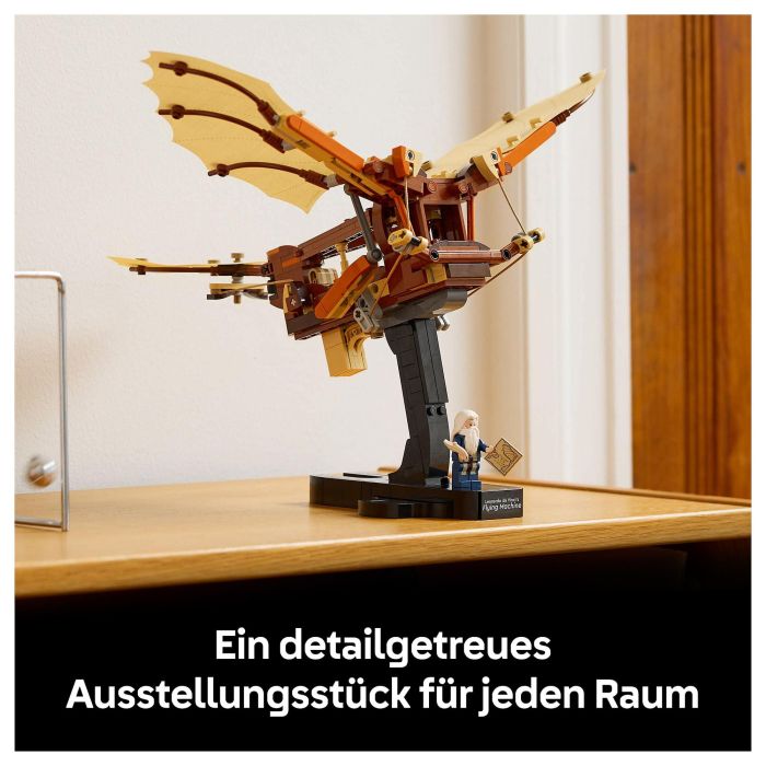 LEGO ICONS 10363 Máquina Voladora de Leonardo da Vinci, Juego Construcción, 493 Piezas, 18+ Años 36