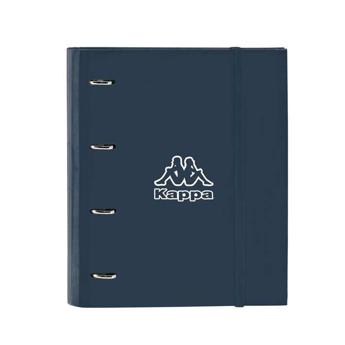 Carpeta de anillas Kappa Dark navy Azul marino 27 x 32 x 3.5 cm 0 Carpeta de anillas Kappa Dark navy Azul marino 27 x 32 x 3.5 cm 0