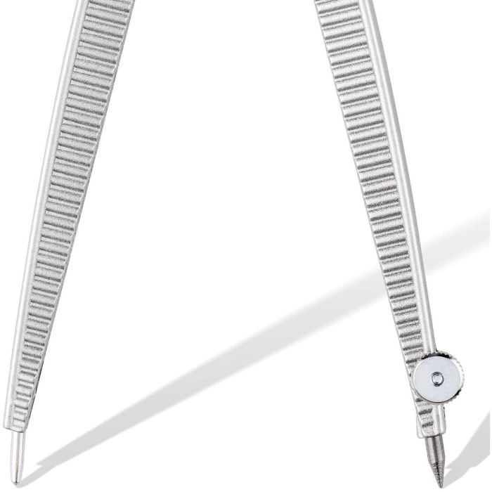 STAEDTLER Compás Noris 550, Azul y Plata, Diámetro máximo 30 cm, 124mm de largo, 1 pieza 2 STAEDTLER Compás Noris 550, Azul y Plata, Diámetro máximo 30 cm, 124mm de largo, 1 pieza 2