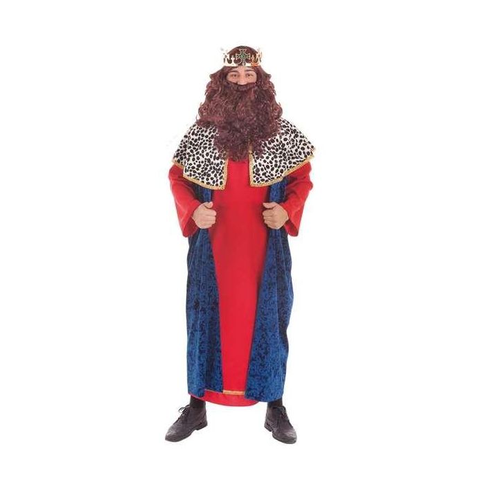 Disfraz adulto rey mago capa azul t-XL 1 Disfraz adulto rey mago capa azul t-XL 1