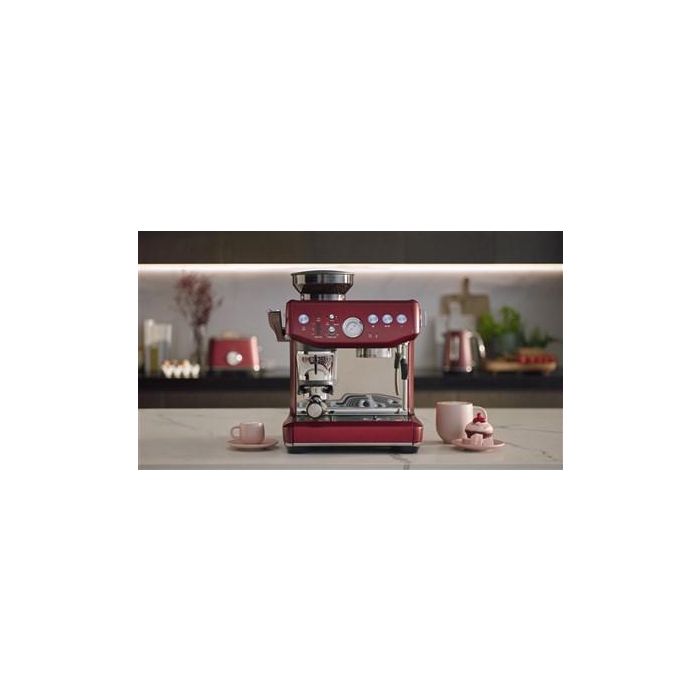 Sage Barista Express Impress Cafetera Espresso Manual con Molinillo, Roja 1 Sage Barista Express Impress Cafetera Espresso Manual con Molinillo, Roja 1