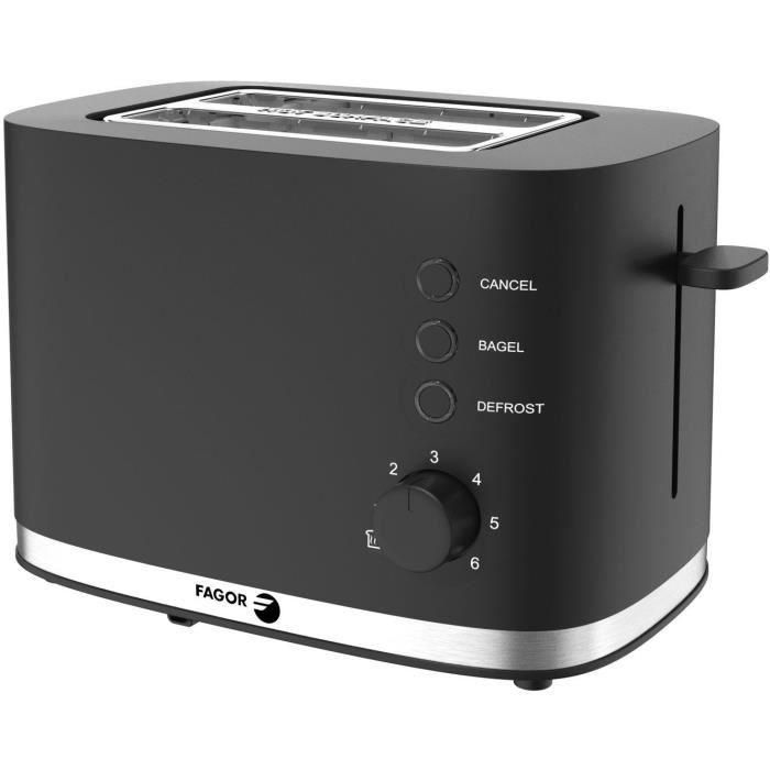 Pan Grill - FAGOR - FG250 - 4 funciones: Bagel, Recalentar, Cancelar, Descongelar Pan Grill - FAGOR - FG250 - 4 funciones: Bagel, Recalentar, Cancelar, Descongelar