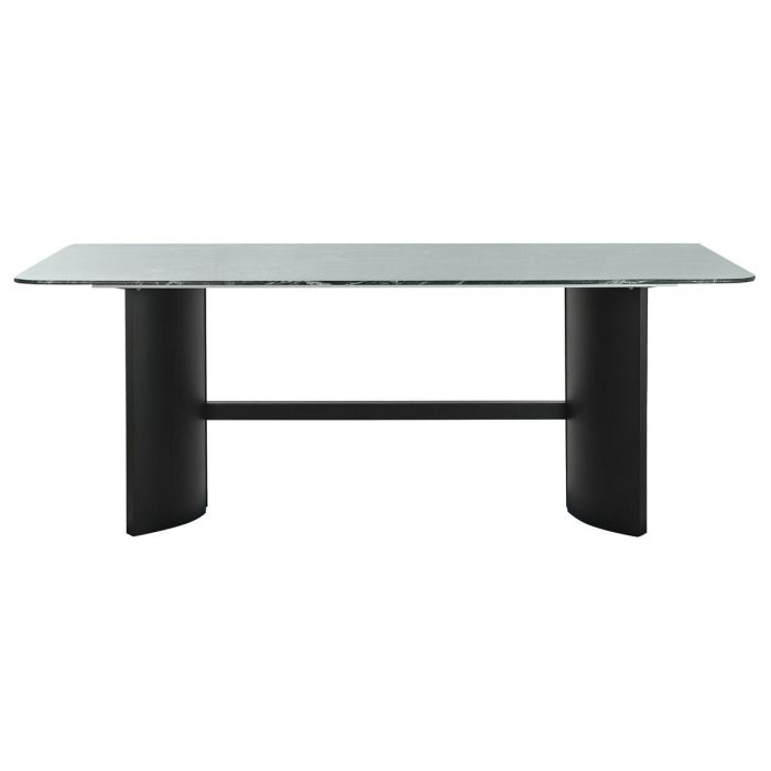 Mesa Comedor Moderno DKD Home Decor Negro Verde 100 x 76 x 200 cm 1