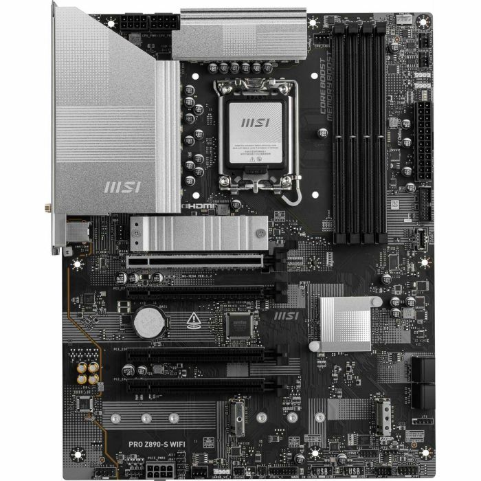 MSI Z890-S Pro WiFi Placa Base para PC, Socket LGA 1851, Compatible con Intel Core Ultra Series 2, DDR5-SDRAM 3