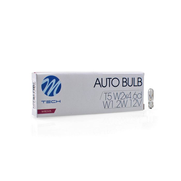 M-Tech Z29 Lámpara W1.2W T5 12V 1.2W Halógena Clara Pack 10 Unidades Durabilidad 300 Horas M-Tech Z29 Lámpara W1.2W T5 12V 1.2W Halógena Clara Pack 10 Unidades Durabilidad 300 Horas