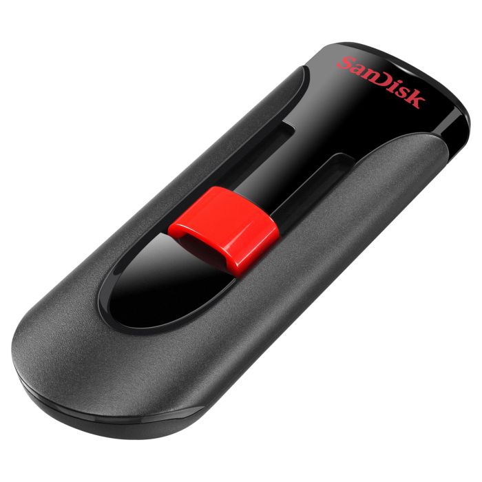 Sandisk Cruzer Glide 256GB USB 2.0 Negro Rojo 3