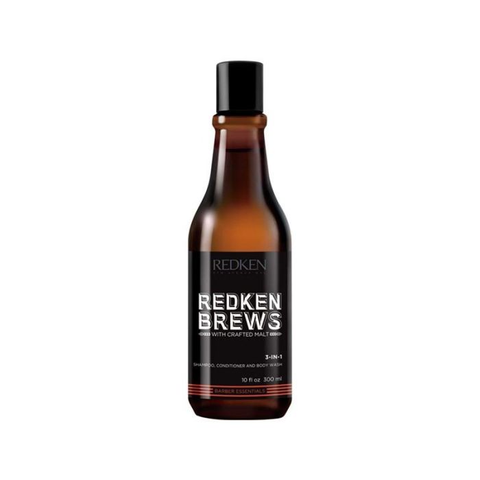 Redken Brews 3-En-1 Champú 300 mL Redken