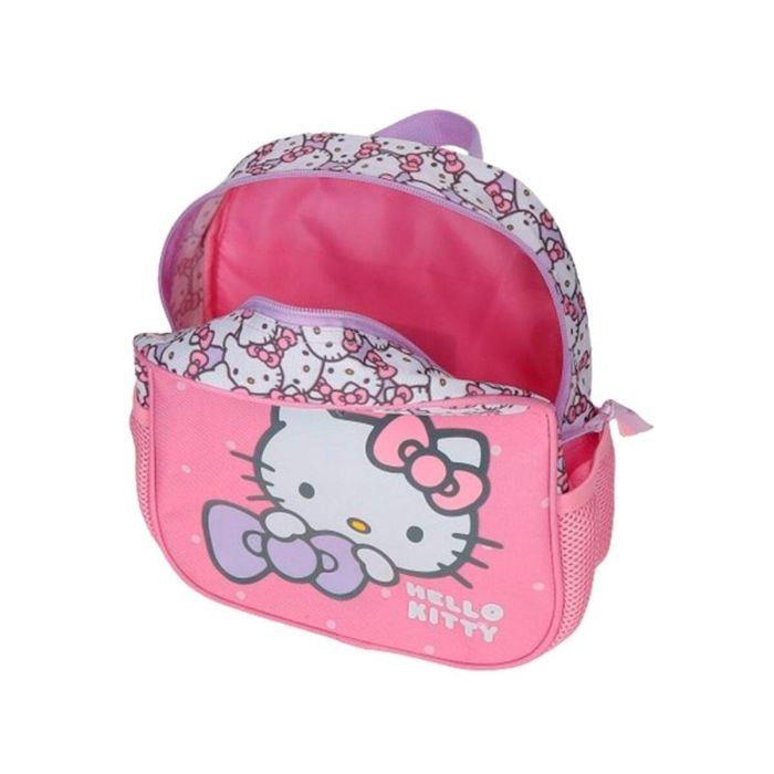 Mochila Escolar Hello Kitty My Favourite Bow Rosa 1