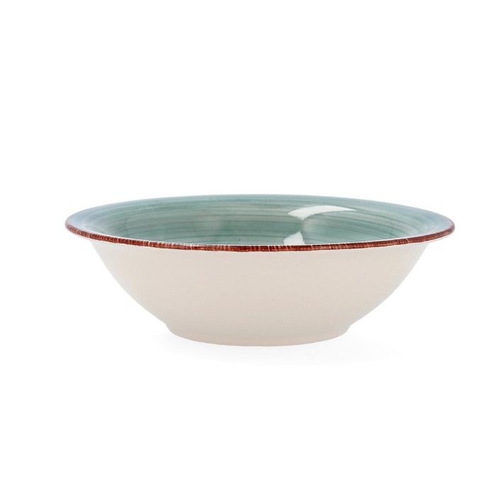 Quid Vita Aqua Ensaladera Cerámica Azul Pintada a Mano 23 cm (6 Unidades) 1 Quid Vita Aqua Ensaladera Cerámica Azul Pintada a Mano 23 cm (6 Unidades) 1