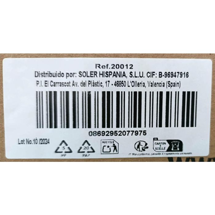 Lav Set 6 Vasos Sidra 510cc Bodega 9x9x12 cm (8 Cajas) 6 Lav Set 6 Vasos Sidra 510cc Bodega 9x9x12 cm (8 Cajas) 6