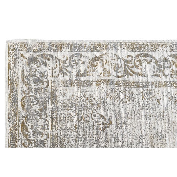 DKD Home Decor Alfombra Medil Arabe Verde Marron Claro Algodon Chenilla Poliester 240 x 60 cm 1