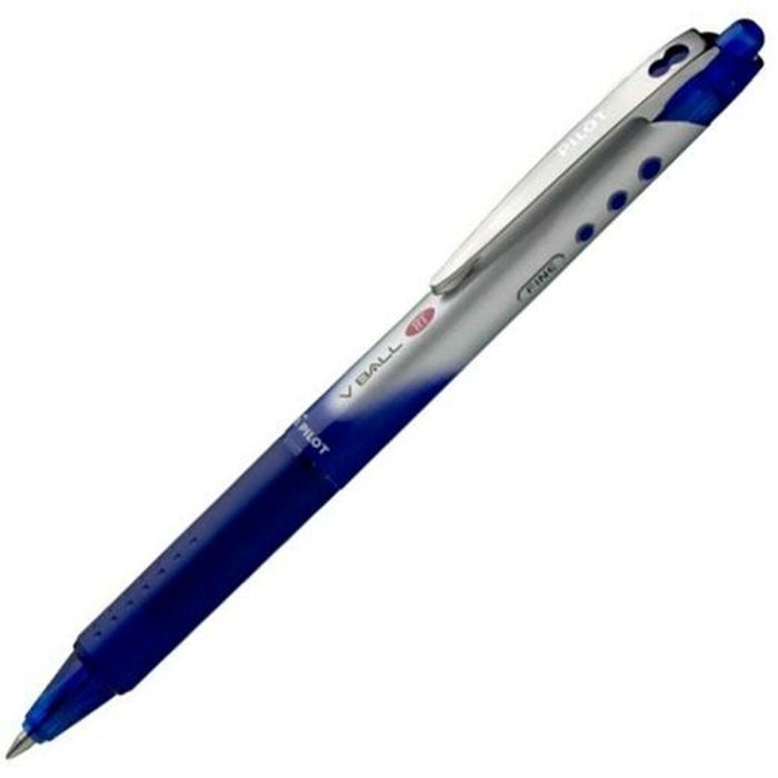 Bolígrafo Roller Pilot V-BALL 07 RT 0,7 mm Azul 0,5 mm (12 Unidades) 1