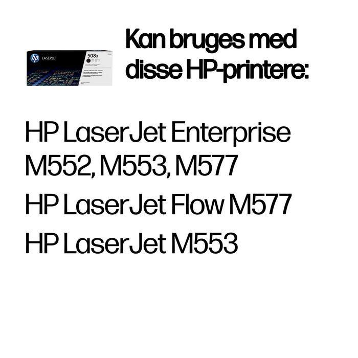 Hp Toner Negro Laserjet Enterprise M552Dn , M553N , M553Dn , M553X , M577C, M577F , M577Dn - 508X - Alta Capacidad Hp Toner Negro Laserjet Enterprise M552Dn , M553N , M553Dn , M553X , M577C, M577F , M577Dn - 508X - Alta Capacidad