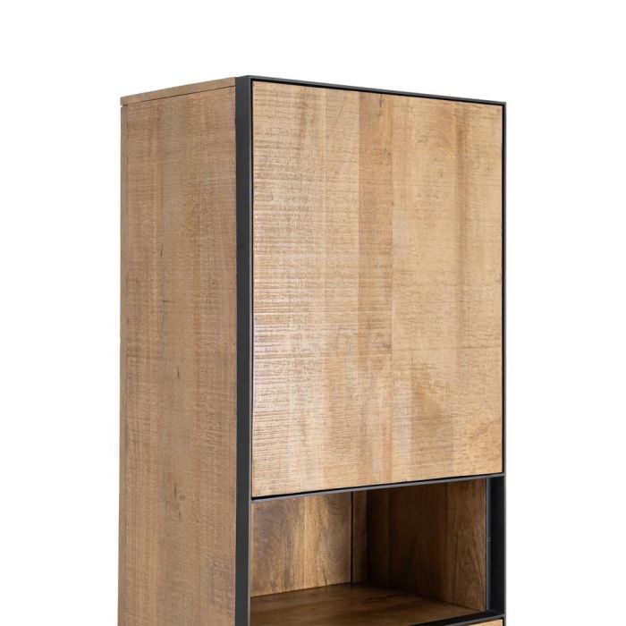 Mueble Auxiliar Natural Madera de Mango 60 X 44 X 181 cm