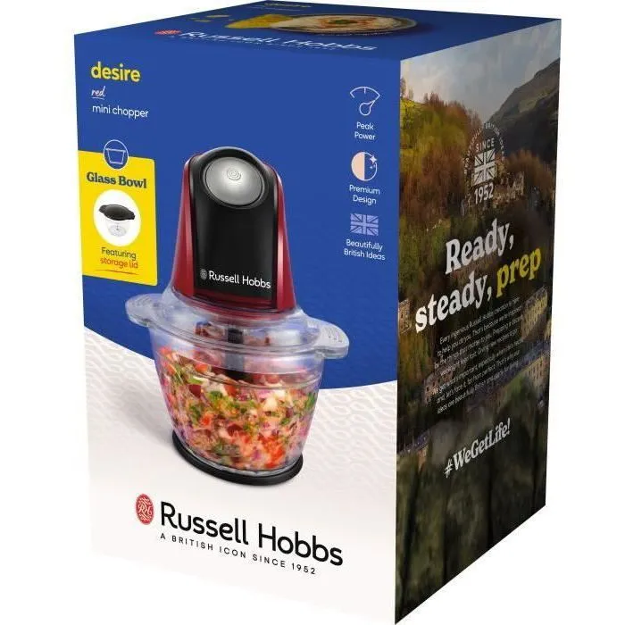 Russell Hobbs Picadora Desire Red 200 W 1 L Rojo RUS5038061162844 3 Russell Hobbs Picadora Desire Red 200 W 1 L Rojo RUS5038061162844 3