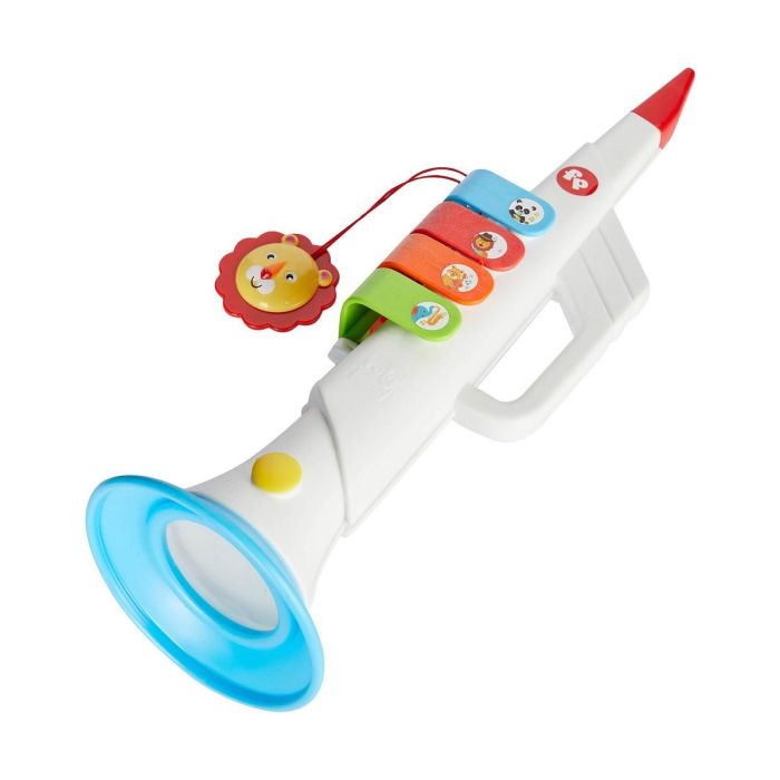 Fisher Price Trompeta 4 Notas Juguete Musical Infantil 9x30 cm 2