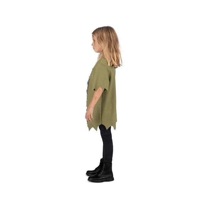 Disfraz infectado camiseta, aplicaciones de látex y bote de látex talla 5-6 y 5 Disfraz infectado camiseta, aplicaciones de látex y bote de látex talla 5-6 y 5