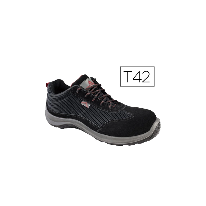 Deltaplus ASTI Zapatos de seguridad piel serraje afelpado suela composite negro talla 42 EN ISO 20345 S1PS-FO-A-E-SR 0 Deltaplus ASTI Zapatos de seguridad piel serraje afelpado suela composite negro talla 42 EN ISO 20345 S1PS-FO-A-E-SR 0