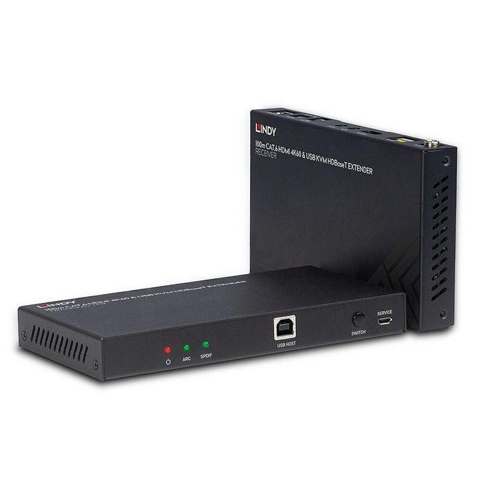 Lindy 100m Cat.6 HDMI 4K60, Audio, IR and RS-232 HDBaseT KVM Extender Lindy 100m Cat.6 HDMI 4K60, Audio, IR and RS-232 HDBaseT KVM Extender