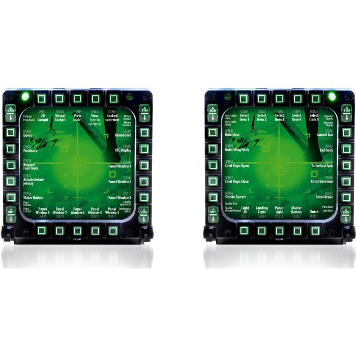 Thrustmaster MFD Cougar Pack Negro Palanca de mando PC 3 Thrustmaster MFD Cougar Pack Negro Palanca de mando PC 3