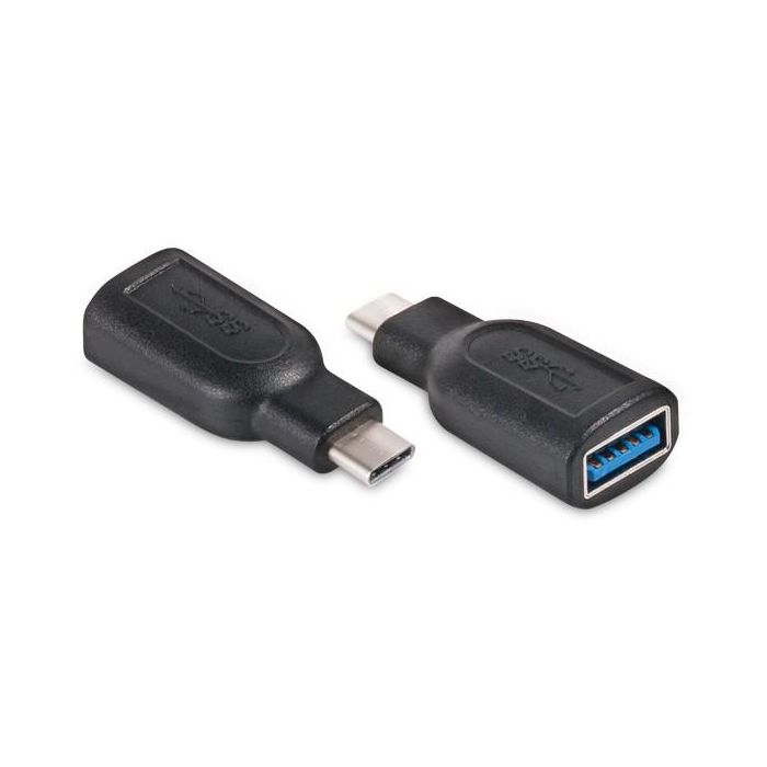 Club3D Adaptador USB 3.1 Tipo C a USB 3.0 Tipo A, Conectores Macho/Hembra, Cable de 0.043m, Negro