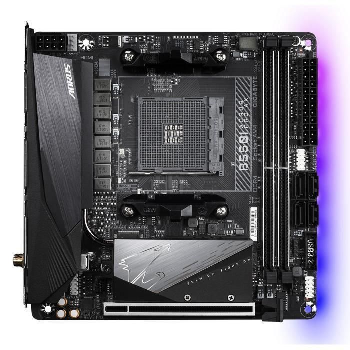 Placa base Gigabyte B550I AORUS PRO AX 4 Placa base Gigabyte B550I AORUS PRO AX 4