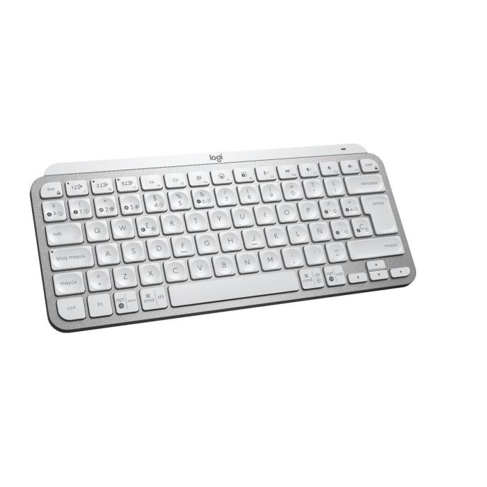 Logitech MX Keys Mini Teclado Inalámbrico Gris Pálido - Teclas Esféricas Cóncavas, Retroiluminación Inteligente, Bluetooth 14