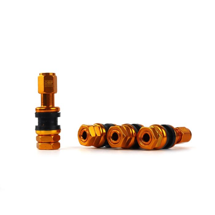 Válvula OMP Aluminio Amarillo 4 uds 2 Válvula OMP Aluminio Amarillo 4 uds 2