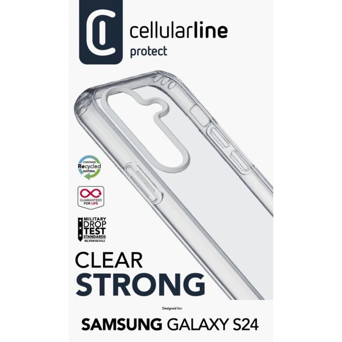 Cellularline Clear Strong Case fr Samsung S24 1