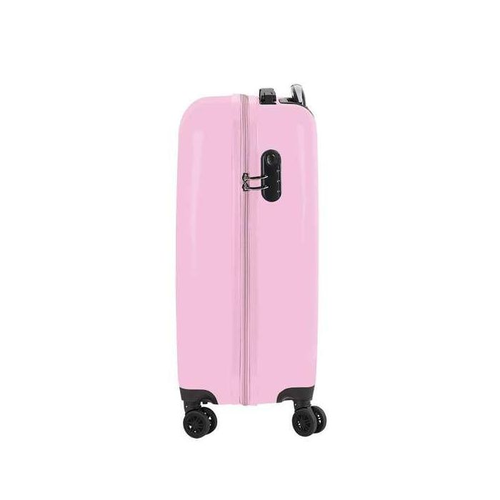 Safta Trolley Cabina 20" Minnie Mouse "Me Time" 34,5x55x20cm Rosa Claro Poliéster 5