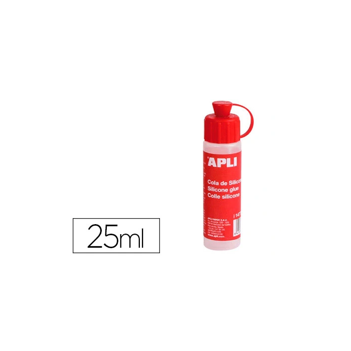 Apli Cola de Silicona Líquida para Manualidades Goma EVA Bote 25 ml 0 Apli Cola de Silicona Líquida para Manualidades Goma EVA Bote 25 ml 0