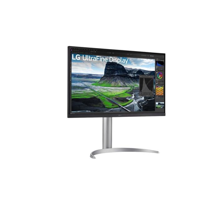Monitor Profesional LG 27UQ850-W 27"/ 4K/ Multimedia/ Regulable en altura/ Plata 2