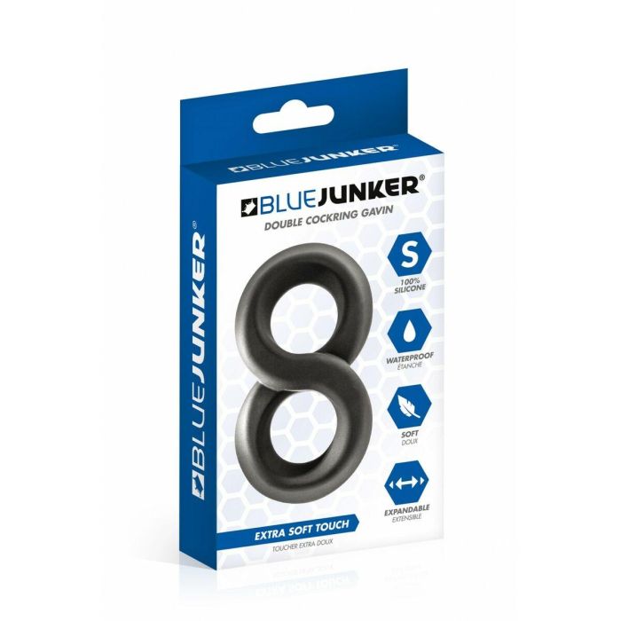 Anillo para el Pene Blue Junker Negro 2 Anillo para el Pene Blue Junker Negro 2
