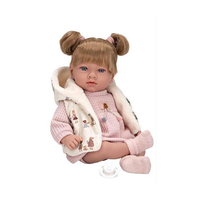 Muñeca elegance 40 cm aria rosa c/mecamismo risa try me 8 Muñeca elegance 40 cm aria rosa c/mecamismo risa try me 8