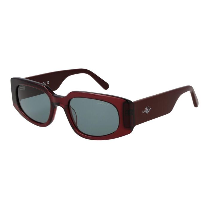 Gant Gafas GA00001 66N - Gafas de sol para hombre, diseño ovalado con montura roja y cristales verdes, 53 mm 3 Gant Gafas GA00001 66N - Gafas de sol para hombre, diseño ovalado con montura roja y cristales verdes, 53 mm 3