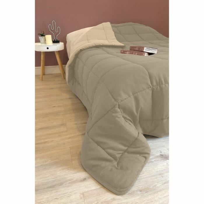 Toison D'Or Edredón CALGARY Microfibra 400g/m² Fibras Huecas Silicona 240x260cm Topo y Lino 1 Toison D'Or Edredón CALGARY Microfibra 400g/m² Fibras Huecas Silicona 240x260cm Topo y Lino 1