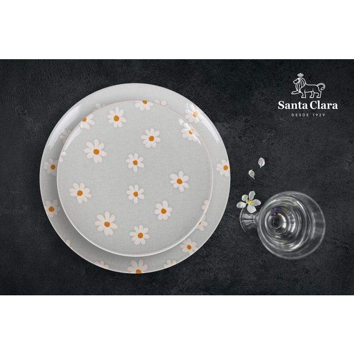 Inde Vajilla 12 Piezas Camomila Monaco Ivo - Plato 26 cm, Taza 21 cm, Tazón 20 cm (2 Unidades) 7 Inde Vajilla 12 Piezas Camomila Monaco Ivo - Plato 26 cm, Taza 21 cm, Tazón 20 cm (2 Unidades) 7