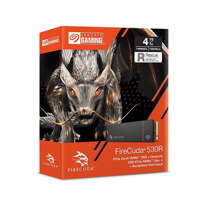 Seagate FireCuda 530R HS Disco Duro Sólido SSD Interno 2 TB PCIe Gen4 x4 NVMe 1.4 M.2 2280 5