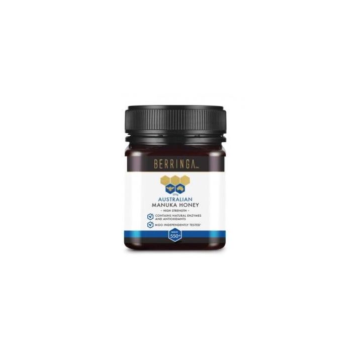 BERRINGA Miel de Manuka 550 MGO 250g - Alta Resistencia Bioactiva para Heridas y Salud Digestiva