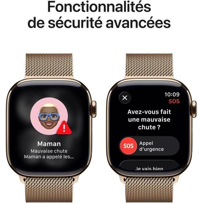 Apple Watch S11 Titan Gold Cellular 42mm con Correa Milanaise Dorada 5 Apple Watch S11 Titan Gold Cellular 42mm con Correa Milanaise Dorada 5