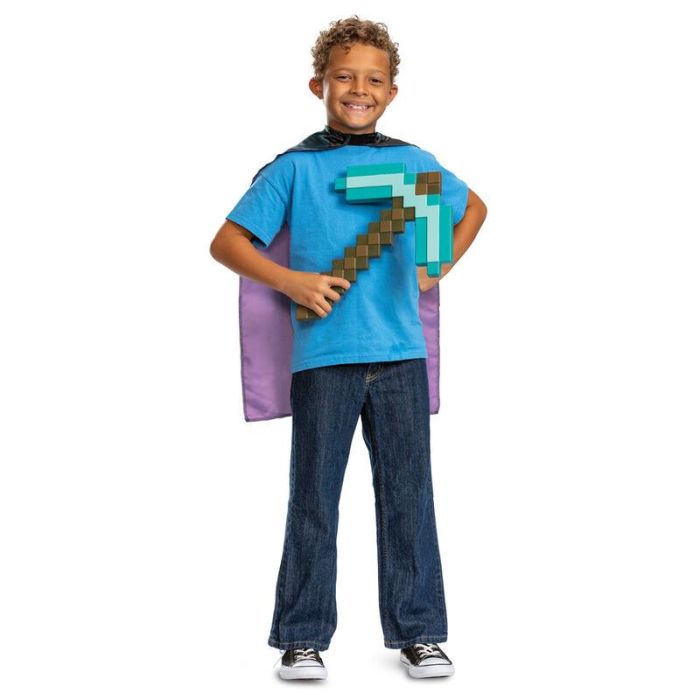 Capa + Pickaxe Minecraft 3 Capa + Pickaxe Minecraft 3