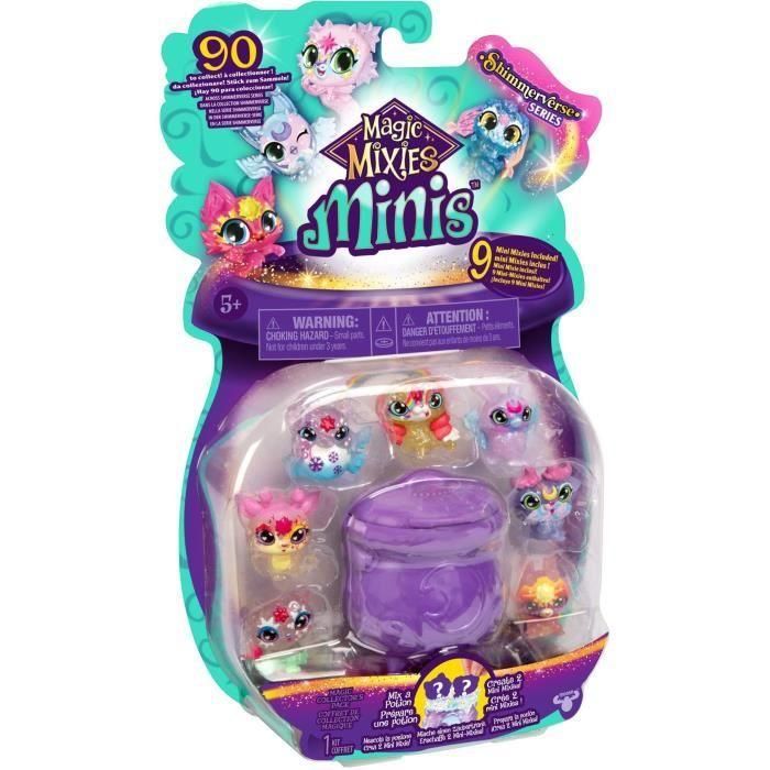 Pack 9 Mini Figuras - MAGIC MIXIES - Mini criaturas coleccionables, calderos e ingredientes incluidos 2 Pack 9 Mini Figuras - MAGIC MIXIES - Mini criaturas coleccionables, calderos e ingredientes incluidos 2